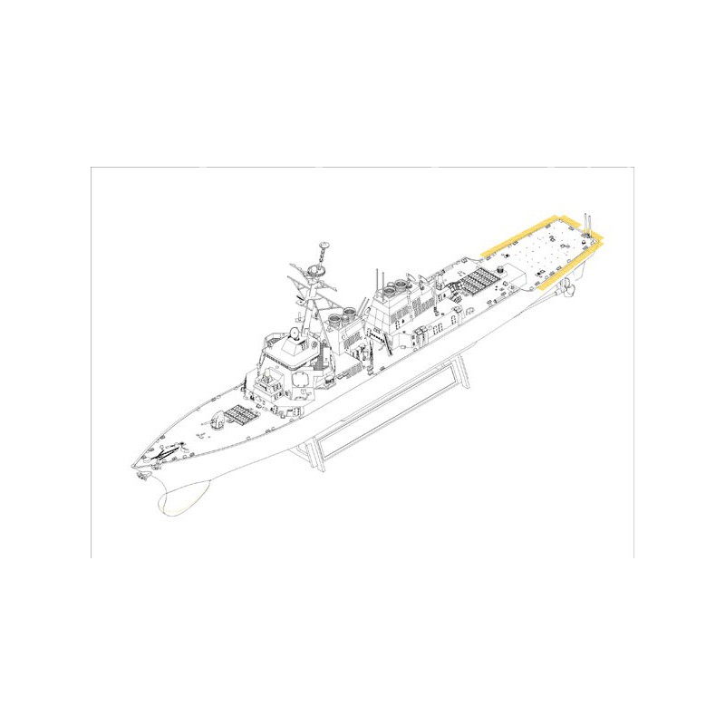 USS Arleigh Burke DDG-5 1/700 plastic boat model | Scientific-MHD