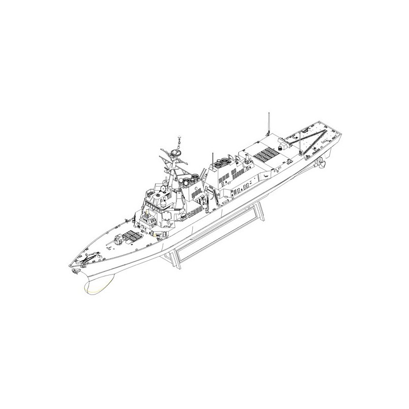 USS LASSEN DDG-82 1/700 plastic boat model | Scientific-MHD