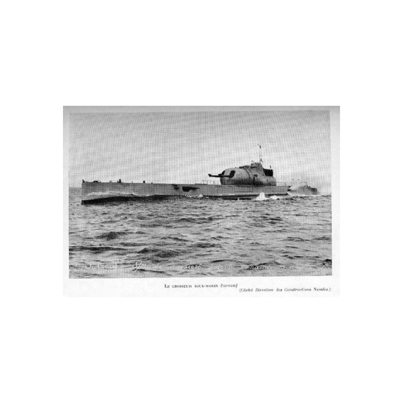 Plastic boat model S. M. Français Le Surcouf1/350 | Scientific-MHD