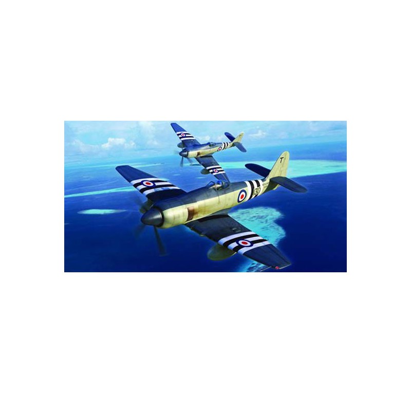 Plastic plane model Sea Fury FB.11 | Scientific-MHD Plastic plane model Sea Fury FB.11 | Scientific-MHD