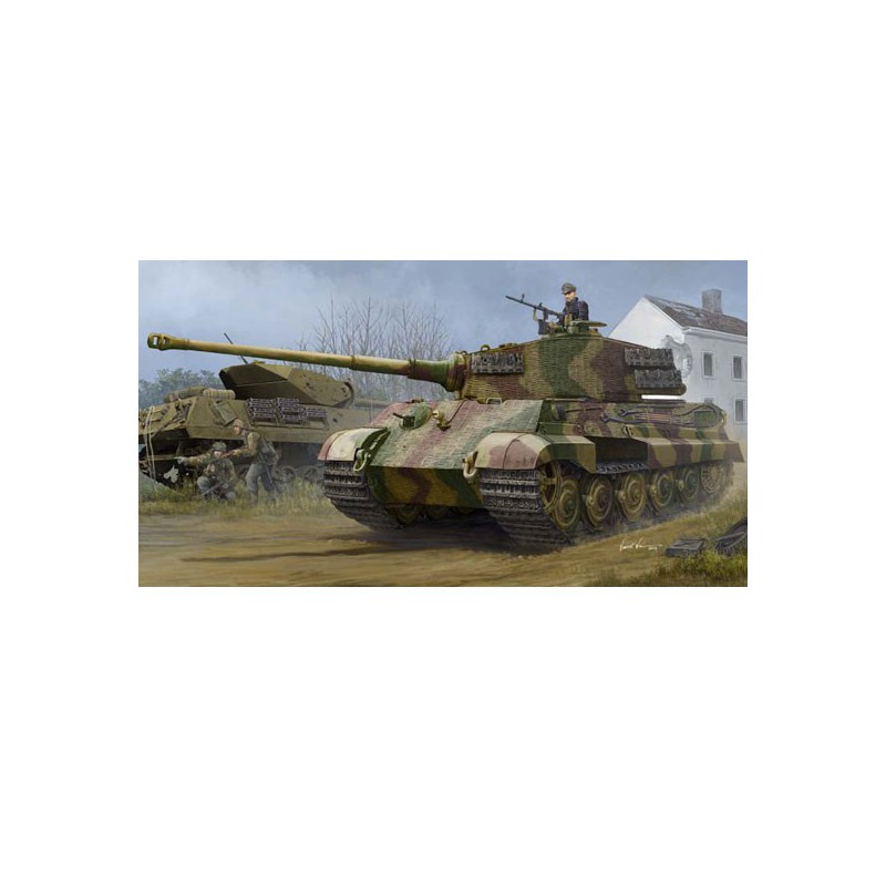 Plastic tank model pz.kpfw.vi sd.kfz.182 tiger II 1/35 | Scientific-MHD