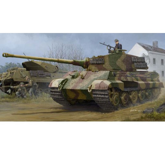 Plastic tank model pz.kpfw.vi sd.kfz.182 tiger II 1/35 Plastic tank model pz.kpfw.vi sd.kfz.182 tiger II 1/35 | Scientific-MHD
