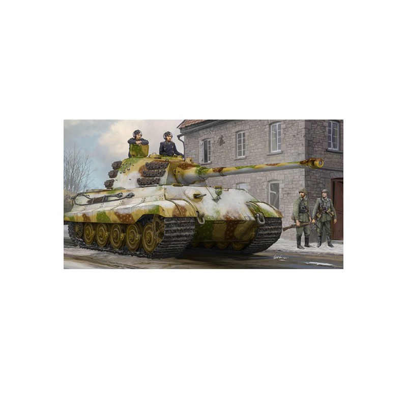 Plastic tank model pz.kpfw.vi sd.kfz.182 tiger II 1/35 | Scientific-MHD