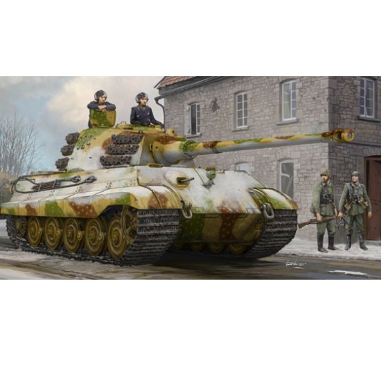 Plastic tank model pz.kpfw.vi sd.kfz.182 tiger II 1/35 Plastic tank model pz.kpfw.vi sd.kfz.182 tiger II 1/35 | Scientific-MHD