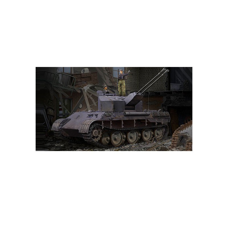 Plastic tank model German flakpanzer v ausf.a 1/35 | Scientific-MHD