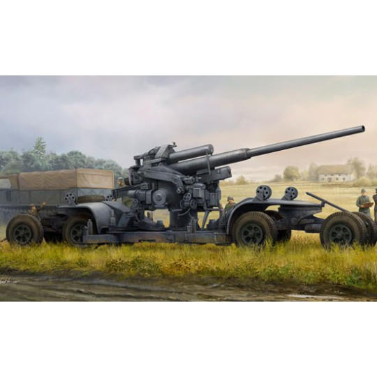 German plastic tank model 12.8cm Flak 40 1/35 German plastic tank model 12.8cm Flak 40 1/35 | Scientific-MHD