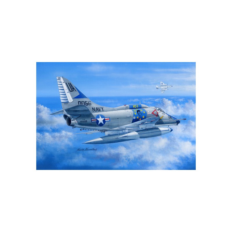 A-4E plastic plane model 1/48 | Scientific-MHD