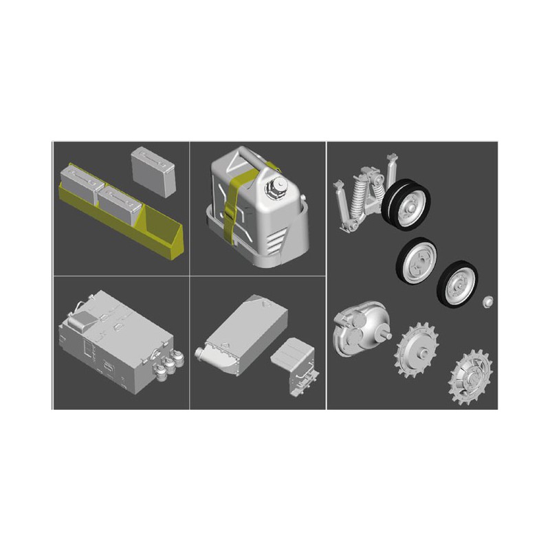 Plastic tank model idf puma cev 1/35 | Scientific-MHD