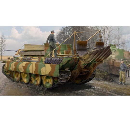Plastic tank model German sd.kfz.179 Bergepanther ausf.g 1/35 Plastic tank model German sd.kfz.179 Bergepanther ausf.g 1/35 | Scientific-MHD