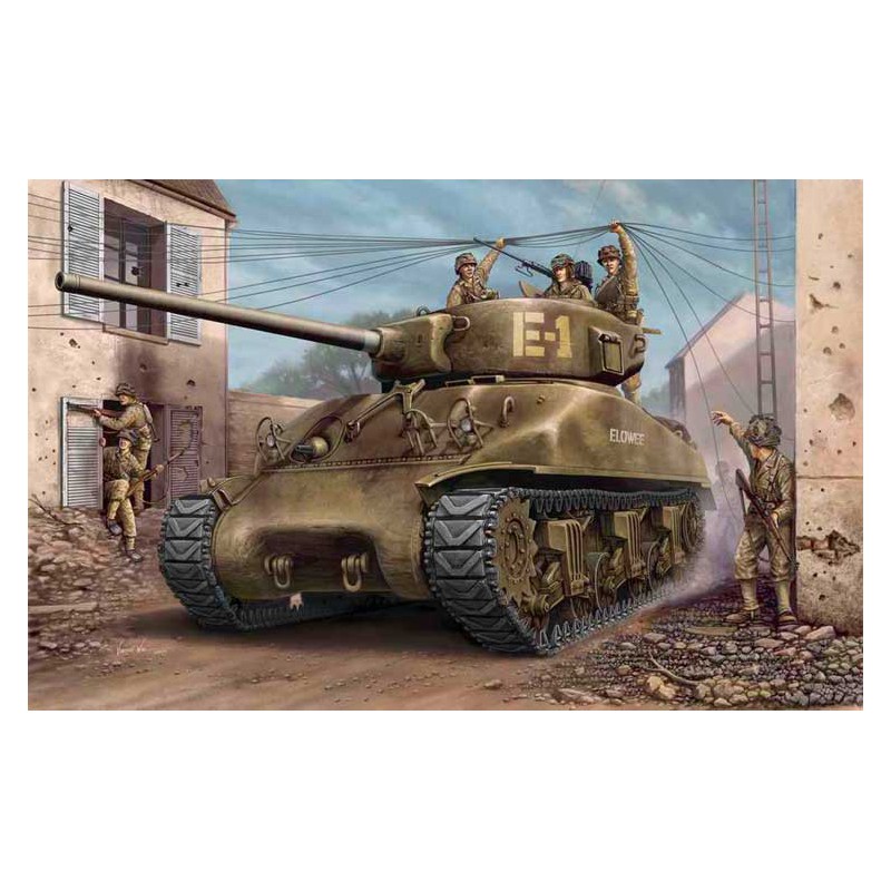 US plastic tank model M4A1 76 (W) 1/48 tank | Scientific-MHD