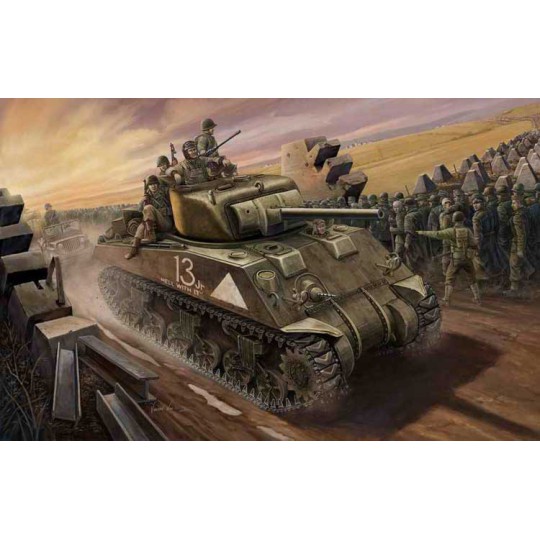 US plastic tank model M4A1 Mid Model Tank 1/48 US plastic tank model M4A1 Mid Model Tank 1/48 | Scientific-MHD
