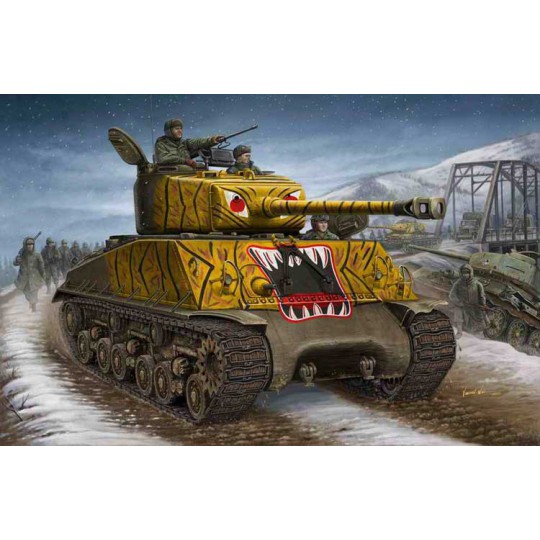 US M4A3 plastic tank model 1/48 US M4A3 plastic tank model 1/48 | Scientific-MHD