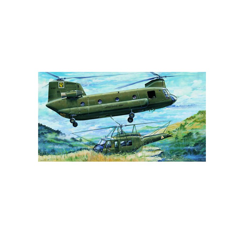 CH-47A Chinook plastic helicopter model | Scientific-MHD