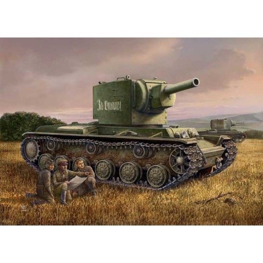 Russia kv-2 tank plastic tank model (186pcs) 1/48 Russia kv-2 tank plastic tank model (186pcs) 1/48 | Scientific-MHD