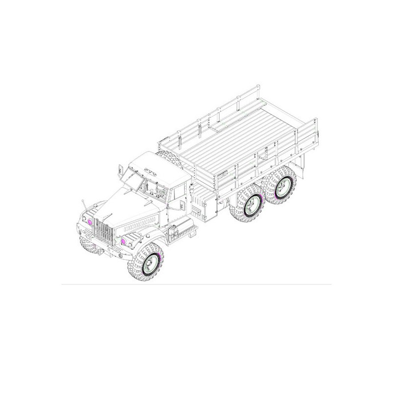 Russian kraz-255b 1/35 plastic truck model | Scientific-MHD