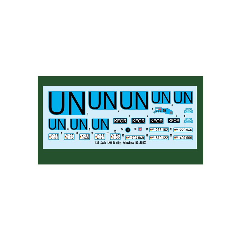 Plastic truck model German Man-5 1/35 | Scientific-MHD