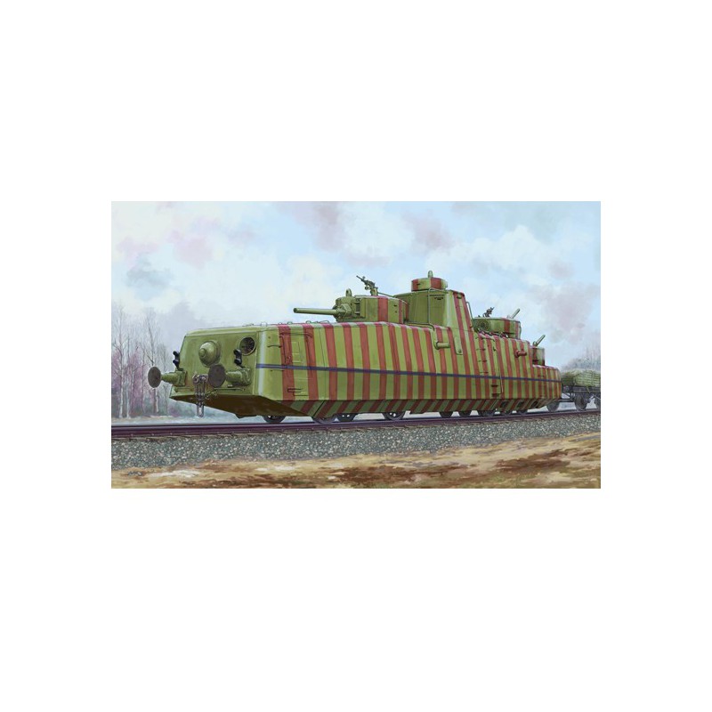 SOVIET MBV-2 LATE F-34 1/35 plastic train model | Scientific-MHD