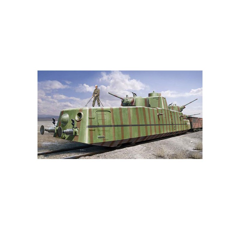 SOVIET MBV-2 F-34 GUN 1/35 plastic train model | Scientific-MHD