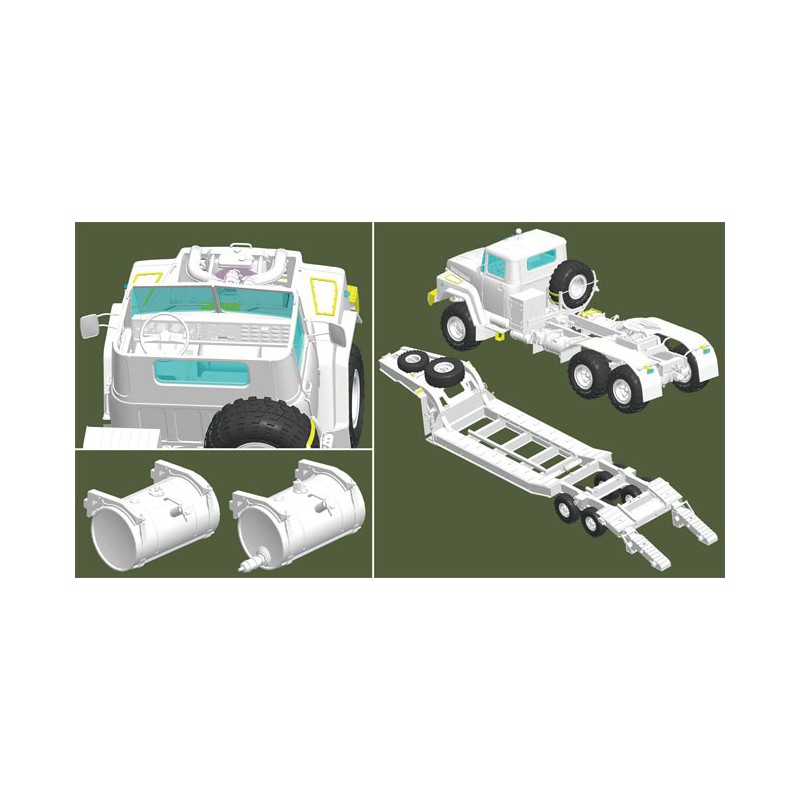 Russian kraz-260b1/35 plastic tank model | Scientific-MHD