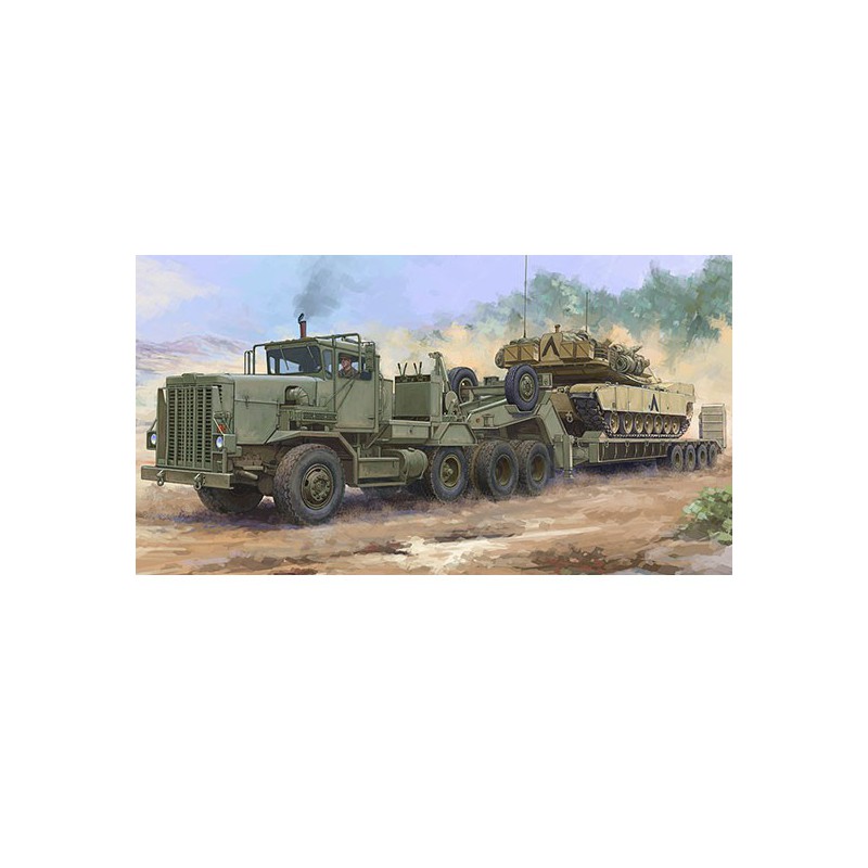 M911 plastic truck model C-HET W/TALBERT 64T Trailer 1/35 | Scientific-MHD