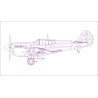 P-40E plastic plane model Kitty Hawk Fighter 1/48 | Scientific-MHD