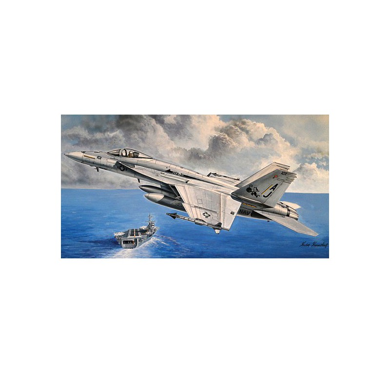F/A-18 Plastic plane model Super Hornet 1/48 | Scientific-MHD