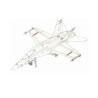 F/A-18 Plastic plane model Super Hornet 1/48 | Scientific-MHD
