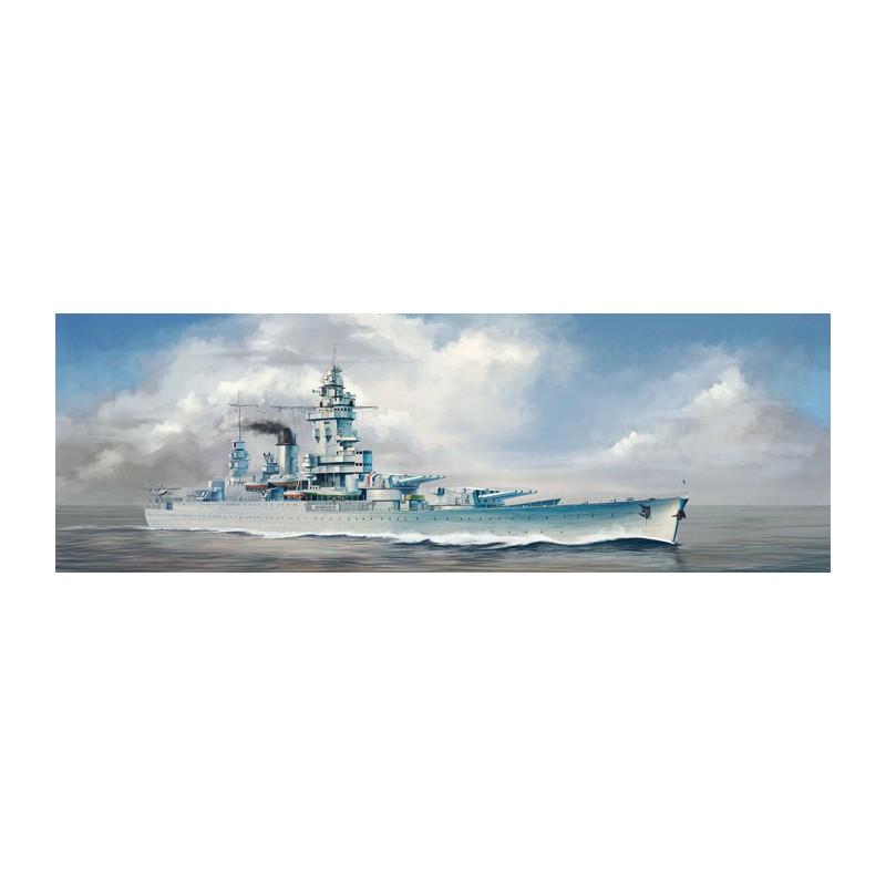 Plastic boat model French ship Strasbourg 1/350 | Scientific-MHD