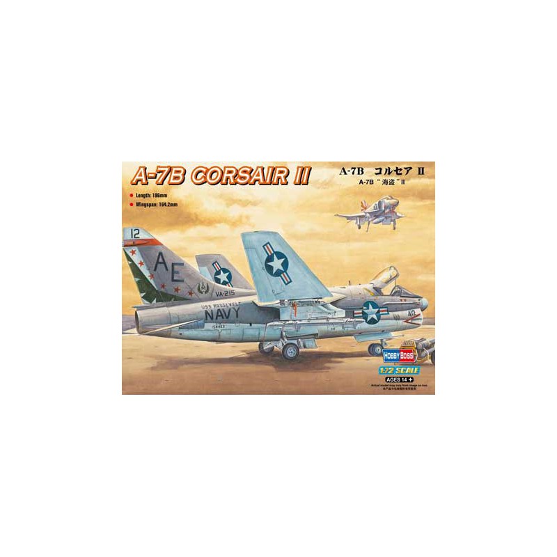 A-7B Corsair II plastic plane model 1/72 | Scientific-MHD