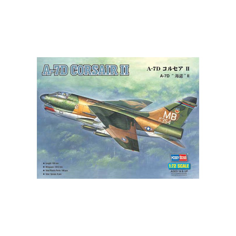 A-7D Corsair II plastic plane model 1/72 | Scientific-MHD