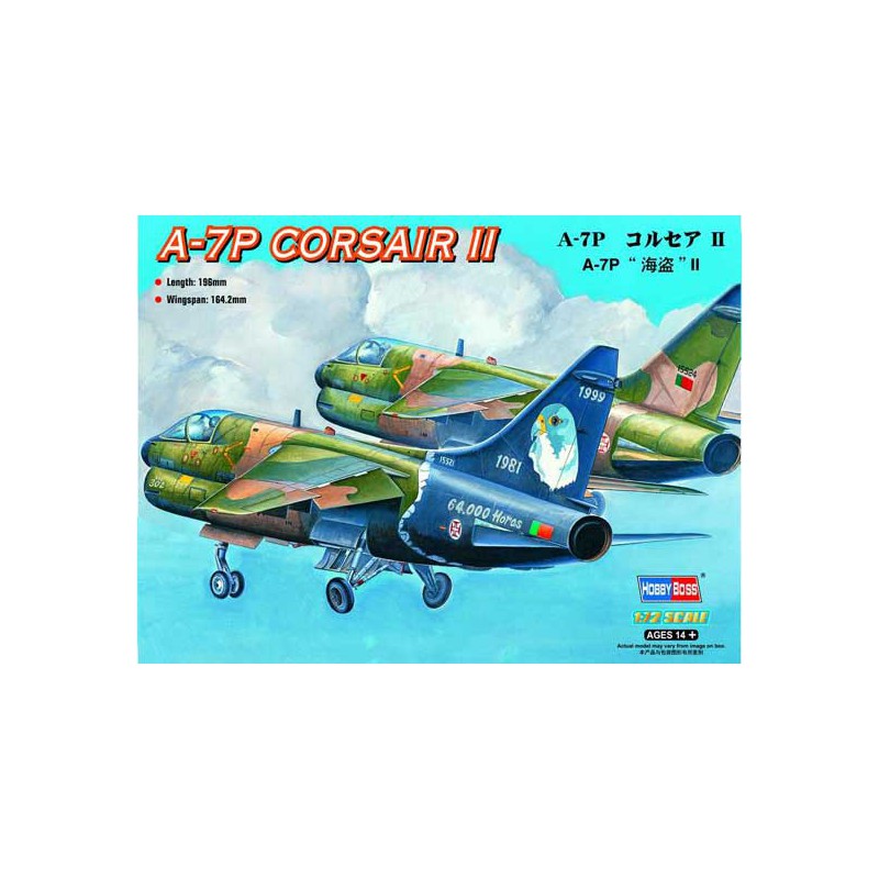 A-7P plastic plane model Corsair II 1/72 | Scientific-MHD