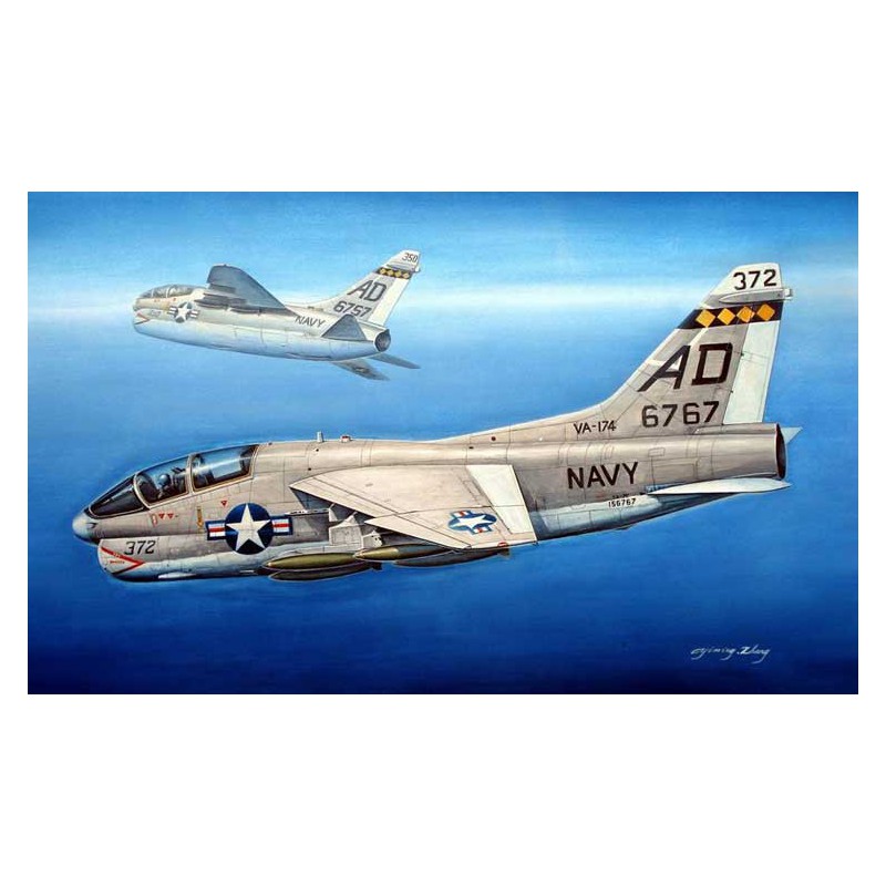 Plastic plane model TA-7C Corsair II 1/72 | Scientific-MHD