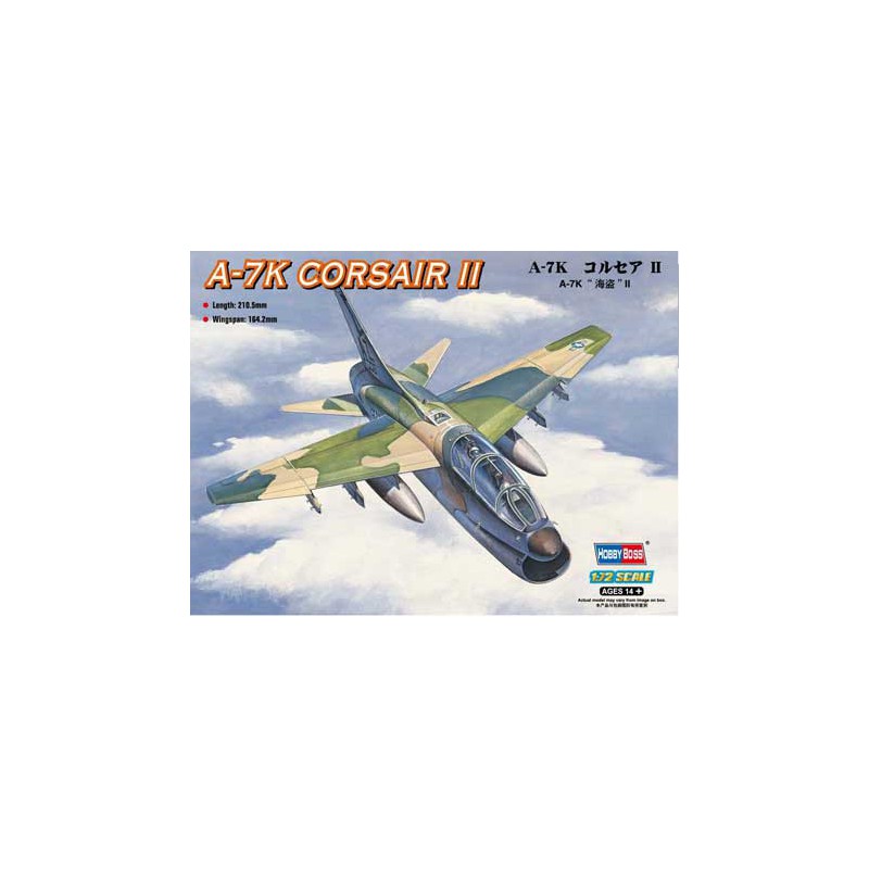 A-7K Corsair II plastic plane model 1/72 | Scientific-MHD