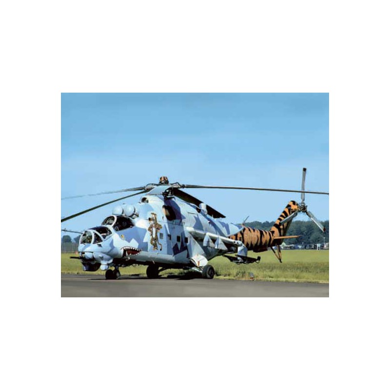 Plastic helicopter model in mid-24v Hind-E1/72 | Scientific-MHD