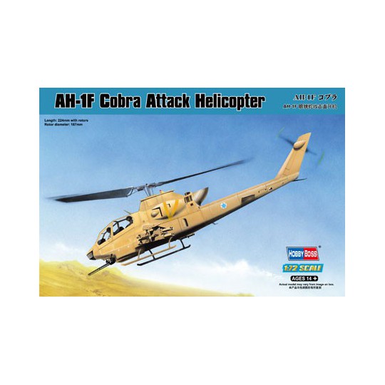 Plastic helicopter model AH-1F COBRA ATTACK HELI 1/72 | Scientific-MHD