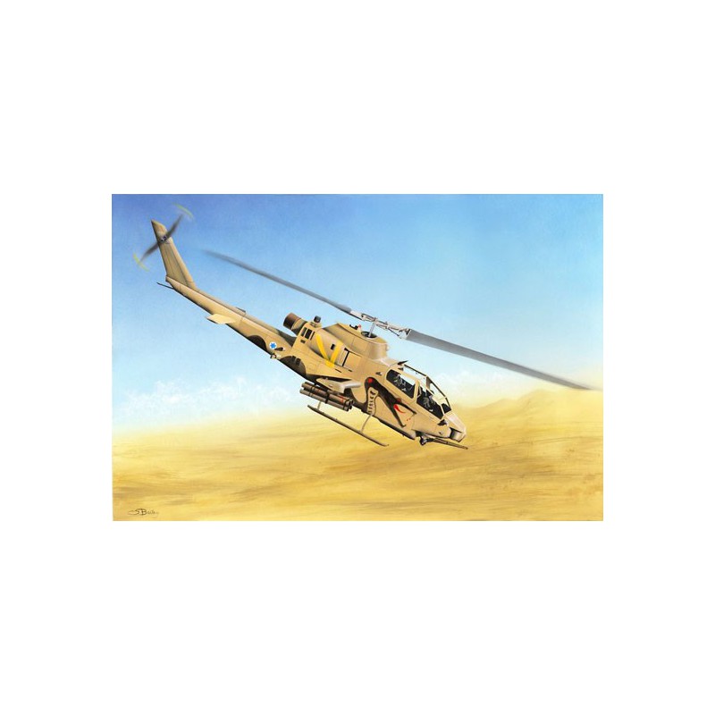 Plastic helicopter model AH-1S COBRA ATTACK HELI 1/72 | Scientific-MHD