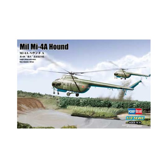 MIL-4A 1/72 MIL-4A plastic helicopter model | Scientific-MHD