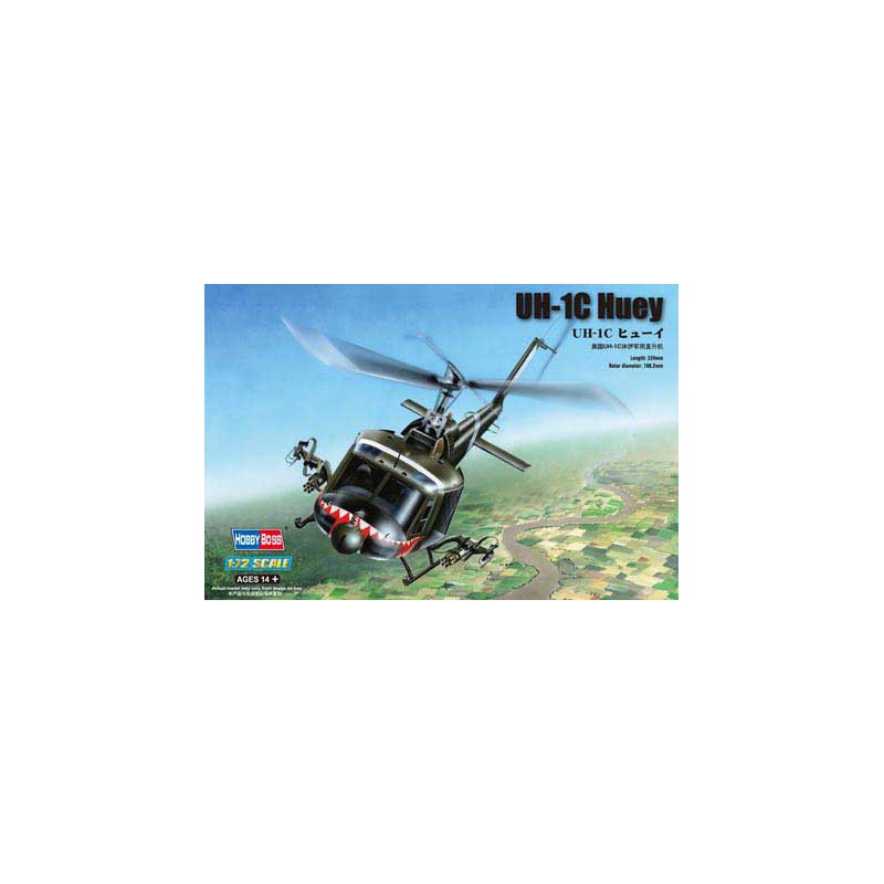 UH-1C HUEY1/72 plastic helicopter model | Scientific-MHD