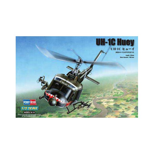 UH-1C HUEY1/72 plastic helicopter model | Scientific-MHD