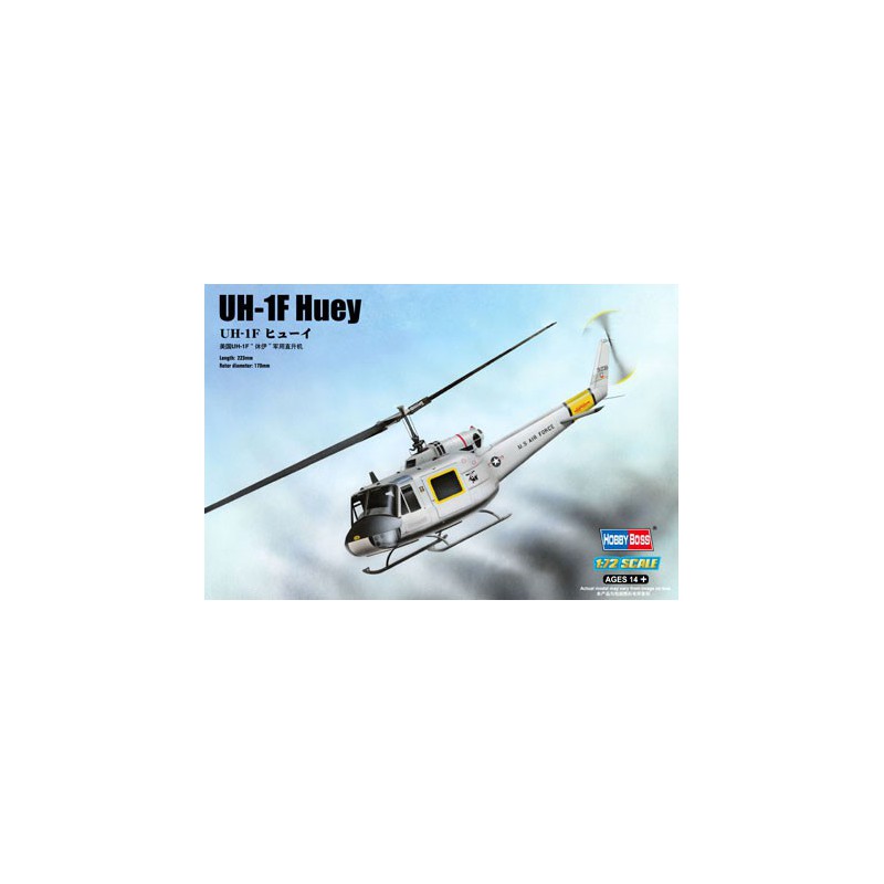 UH-1F HUEY1/72 plastic helicopter model | Scientific-MHD