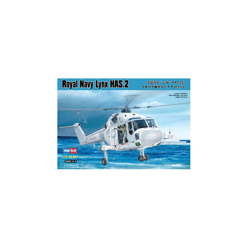 Royal Navy Lynx Has plastic helicopter model. 21/72 | Scientific-MHD