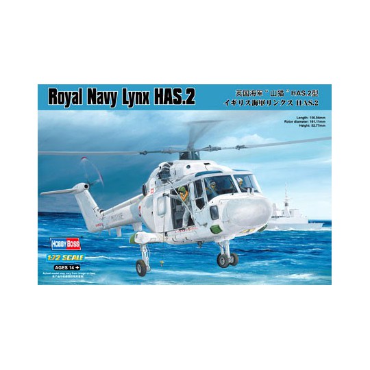 Royal Navy Lynx Has plastic helicopter model. 21/72 | Scientific-MHD