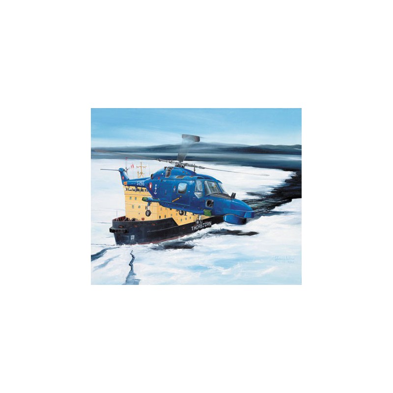 Royal plastic helicopter model Danish lynx mk.90 1/72 | Scientific-MHD