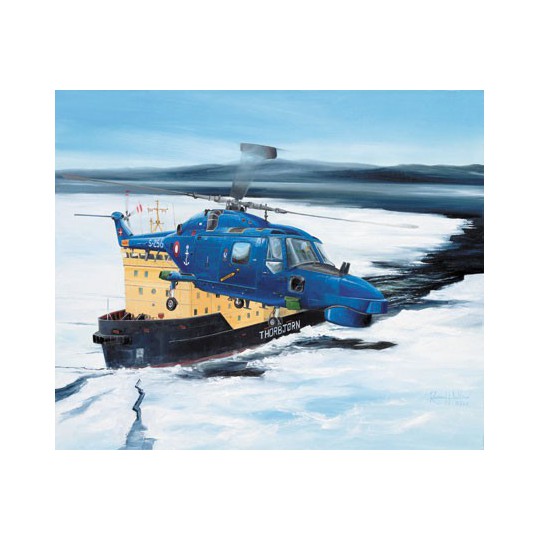 Royal plastic helicopter model Danish lynx mk.90 1/72 | Scientific-MHD