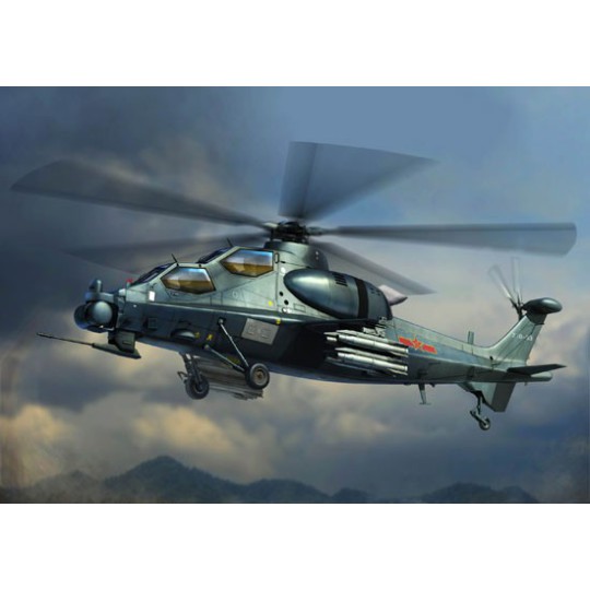 Plastic helicopter model Z-10 Attack Helicopter 1/72 | Scientific-MHD