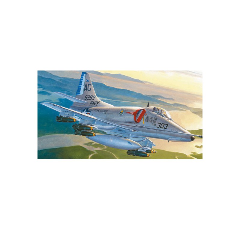 A-4E plastic plane model Sky Hawk 1/72 | Scientific-MHD