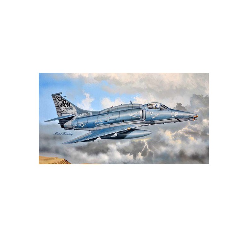 A-4M plastic plane model Sky Hawk 1/72 | Scientific-MHD