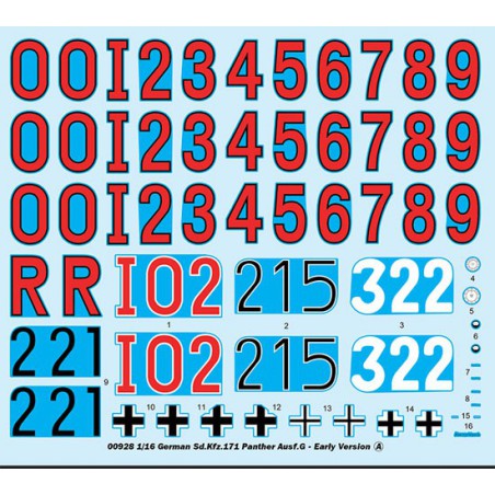 Plastic tank model German Panther G 1/16 | Scientific-MHD
