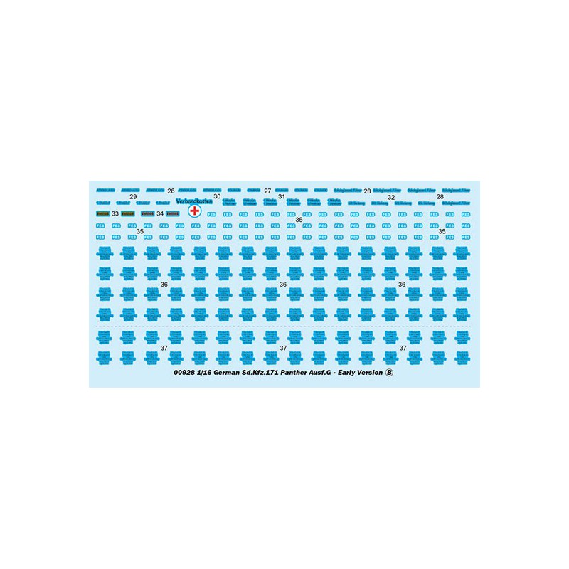 Plastic tank model German Panther G 1/16 | Scientific-MHD