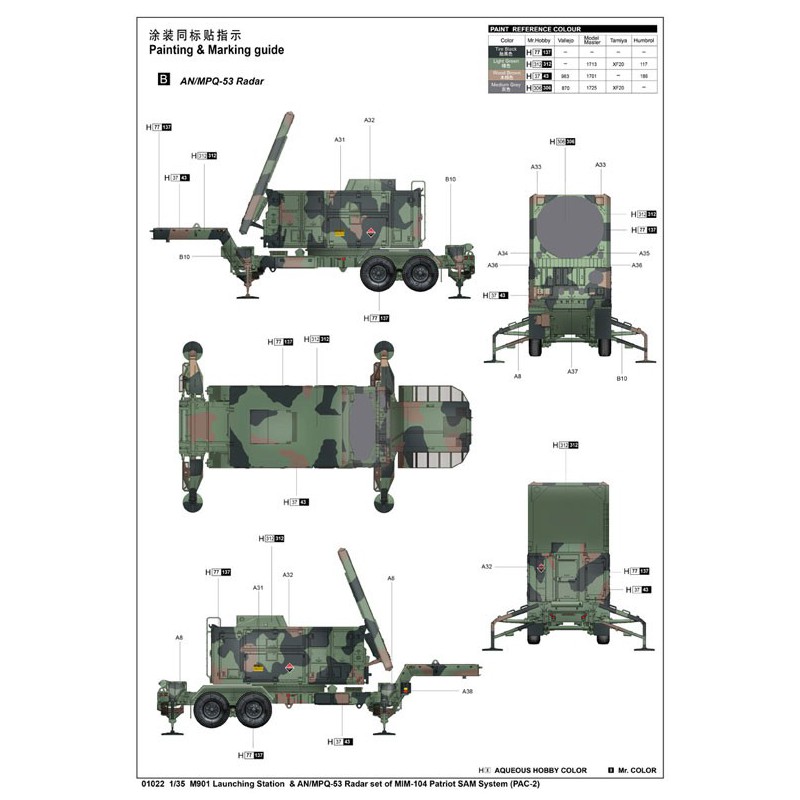 M901 Plastic Charca Model Launching Station 1/35 | Scientific-MHD